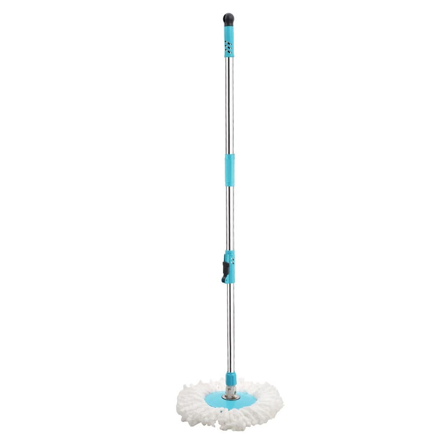 1158 Heavy Duty Microfiber Spin Mop with Plastic Bucket (Multicolour) - SkyShopy 1158 Heavy Duty Microfiber Spin Mop with Plastic Bucket (Multicolour) - SkyShopy